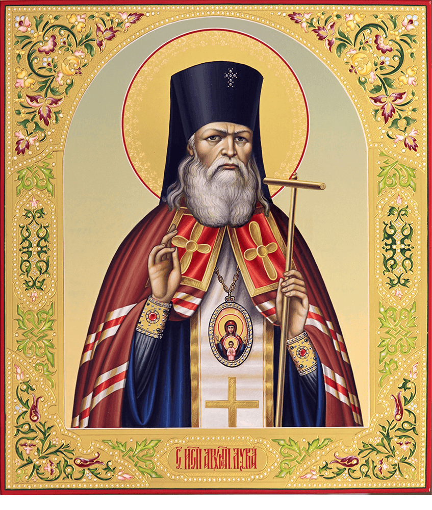 Святитель Лука,архиепископ Симферопольский. 40х35 см.